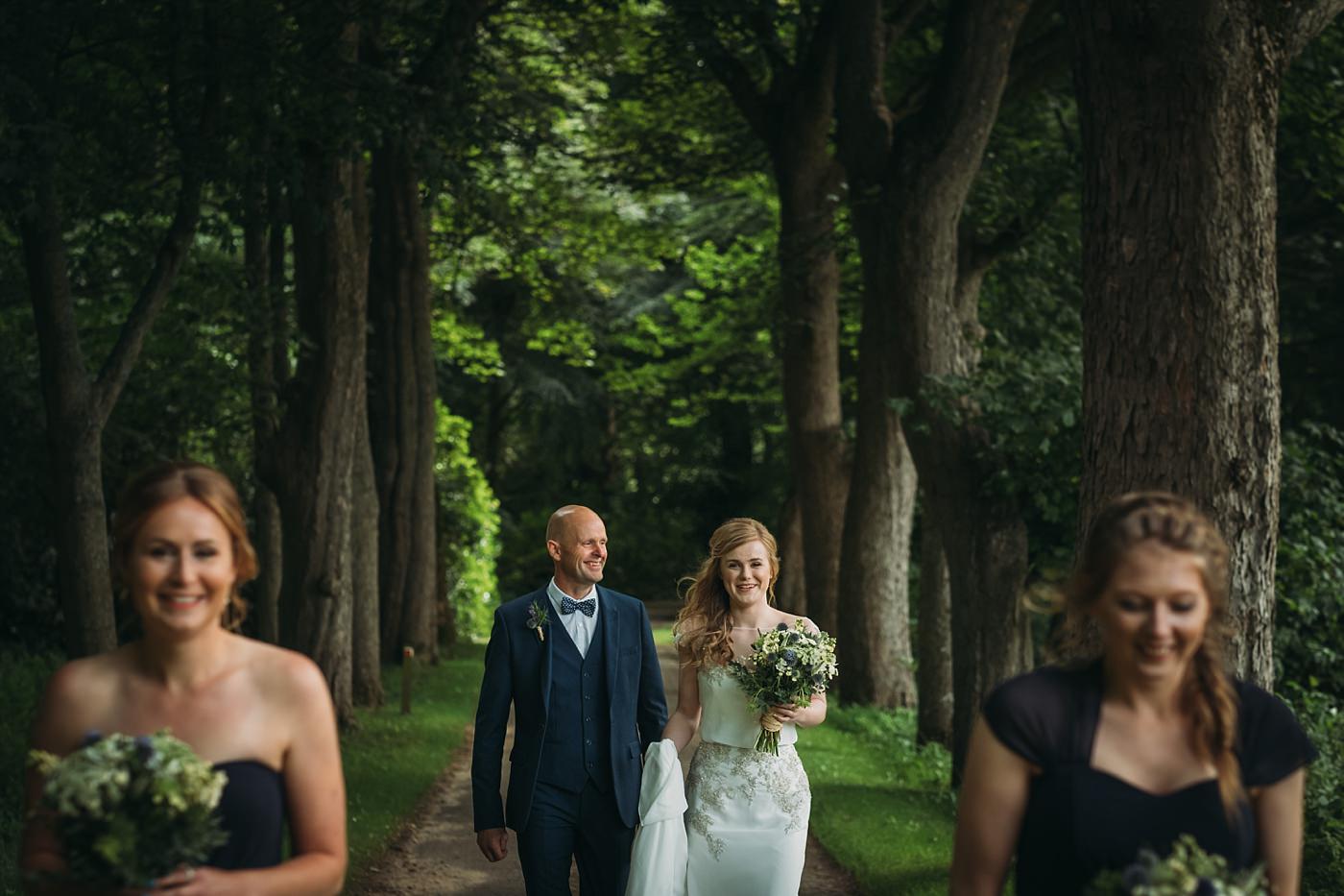 ceremony timeline - walking to your ceremony