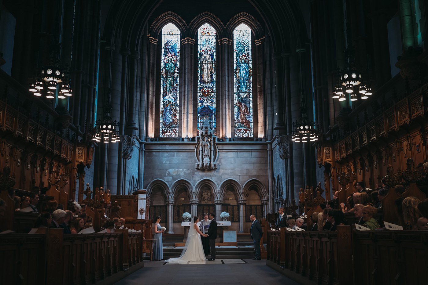 ceremony timeline - glasgow university chapel wedding