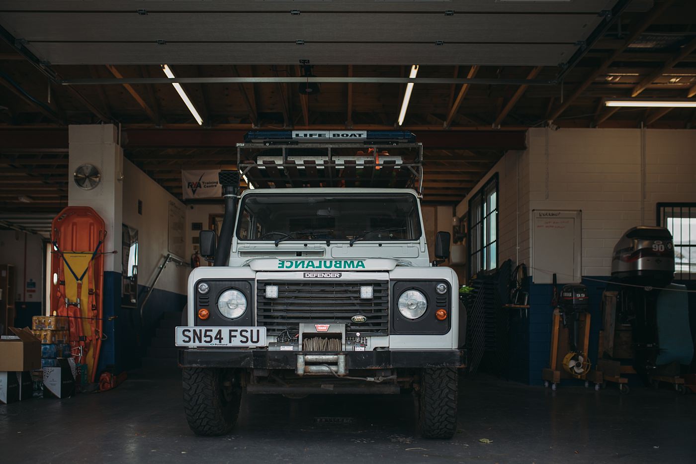 dumfries wedding photographer noth inshore rescue 4x4 ambulance