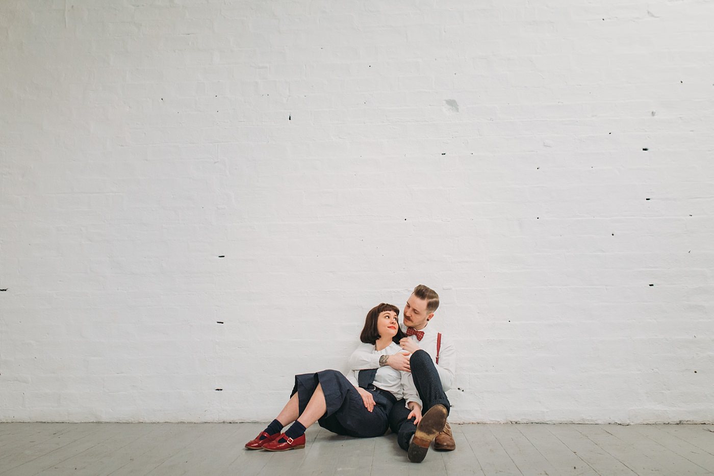 Joe and Steph of Bygone Photobooth Company at the Glue Factory in Glasgow