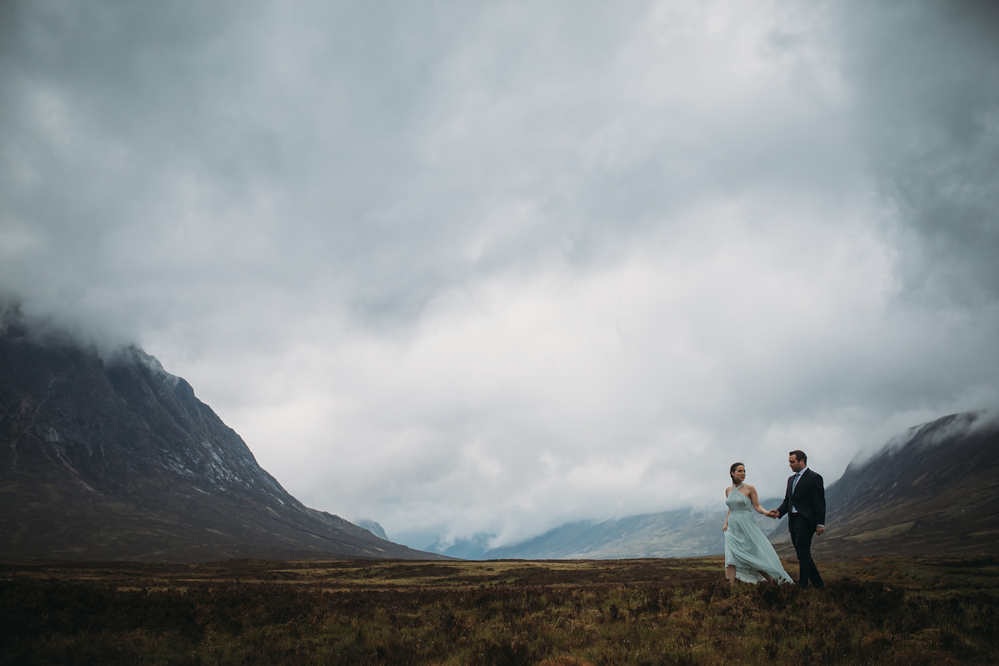 best wedding photographs of a Glencoe elopement