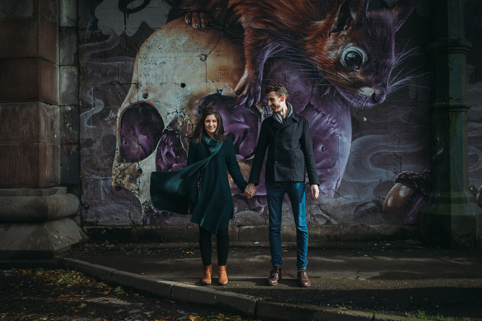 best wedding photographs of a couple in the west end of glasgow