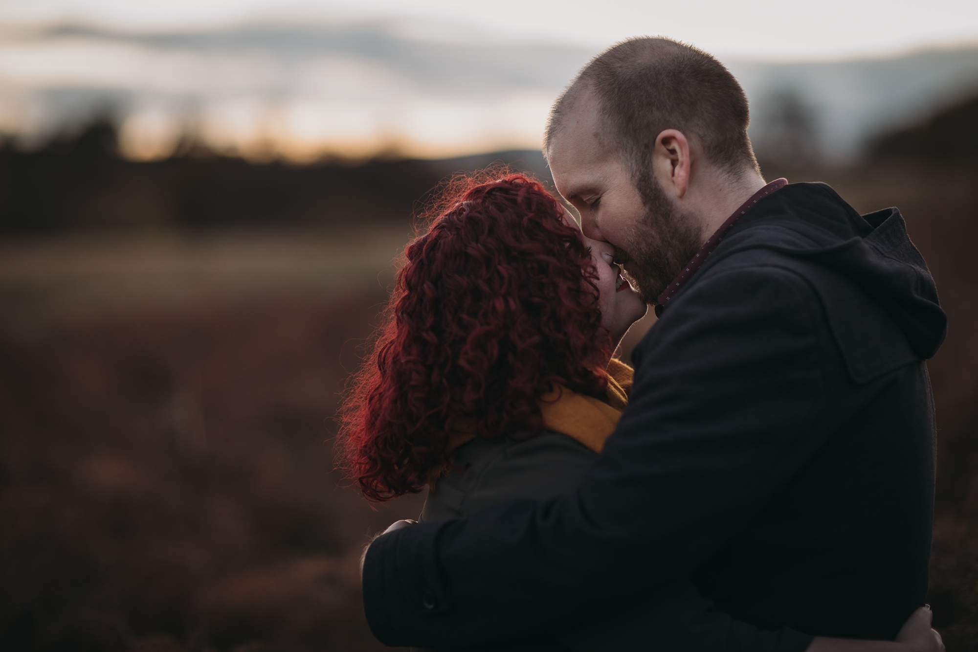 couple embrace at the hermitage - best wedding photographs