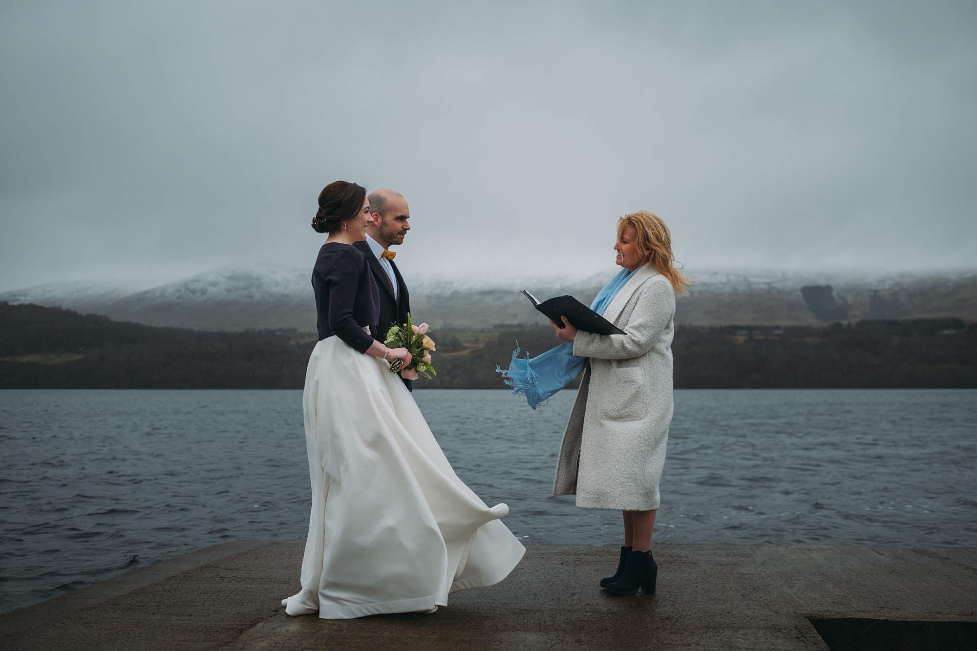 Eloping to Scotland at Ardeonaig - a 4 minute outdoor humanist ceremony with Jennifer Buchan