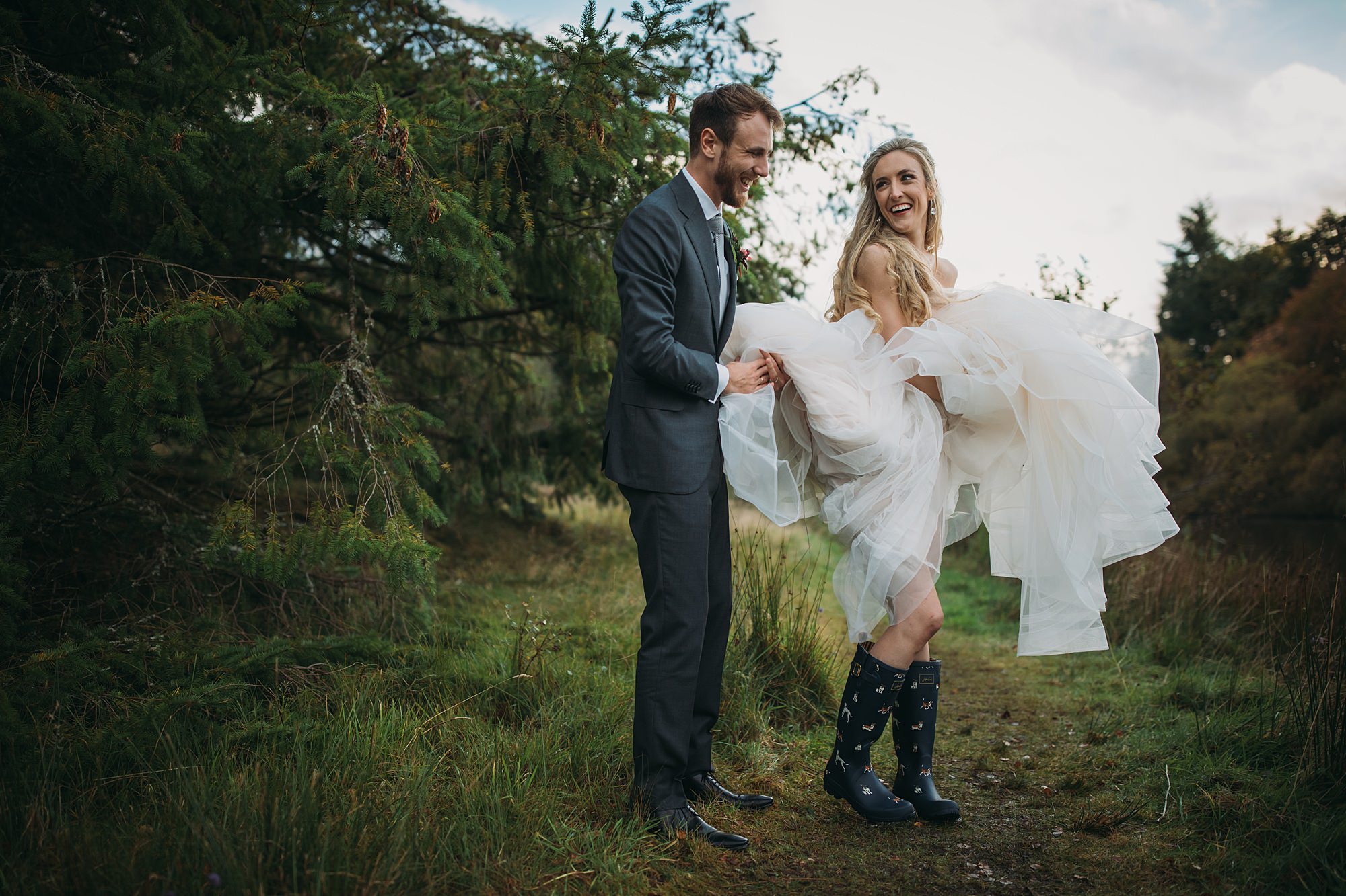 Cromlix House Wedding | Tara + Eugene’s Ozzy Invasion