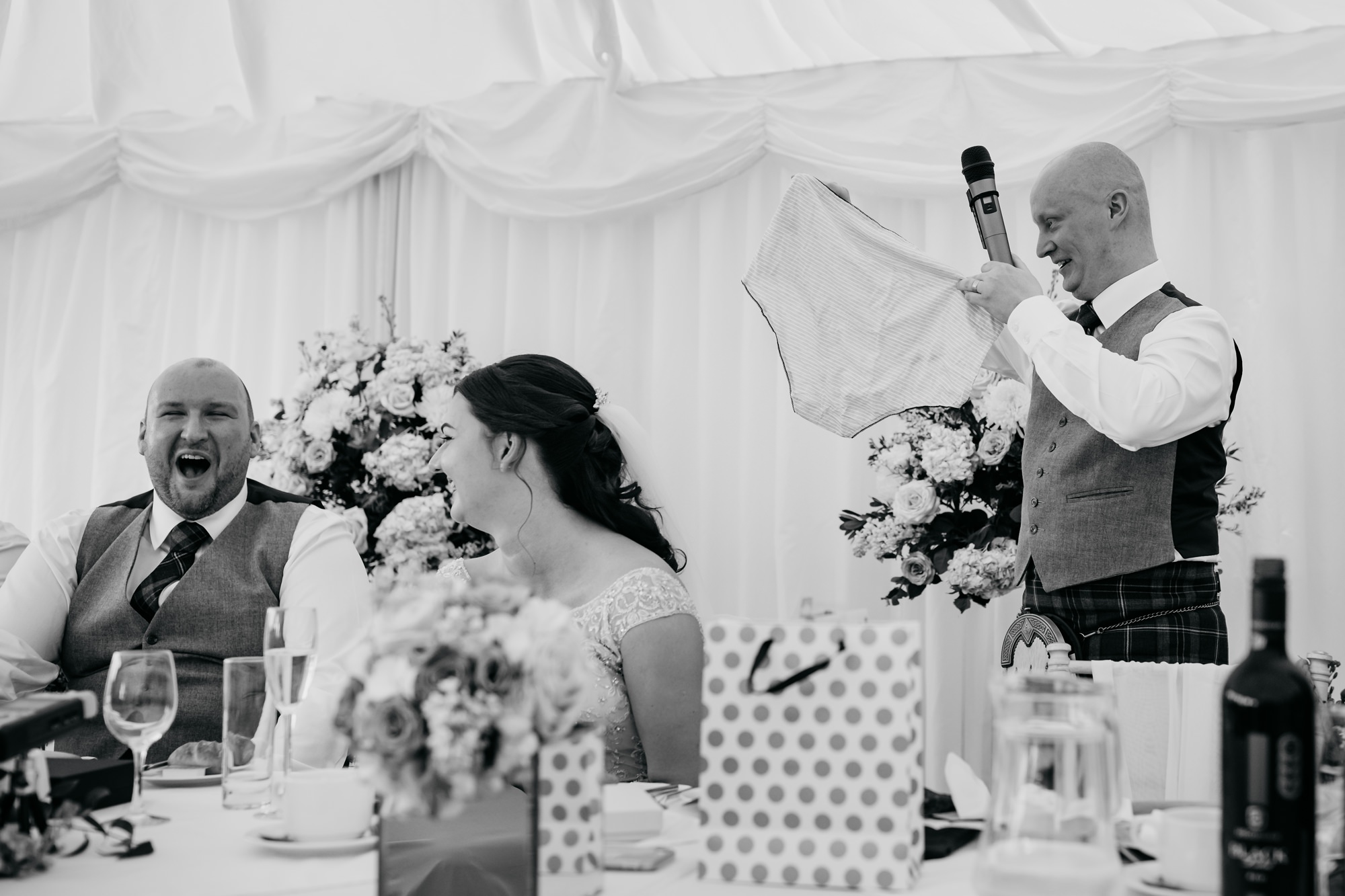 Speeches at a High Wards wedding