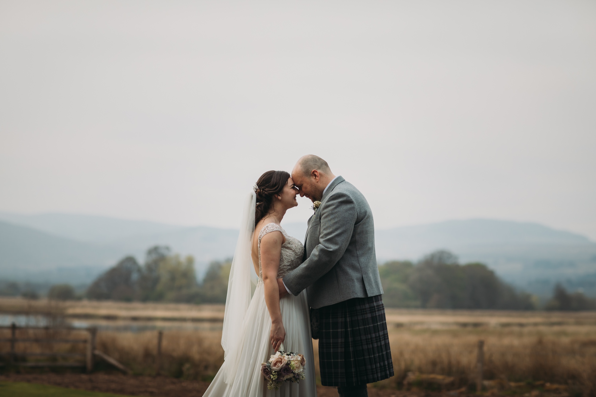 Stunning views at a High Wards wedding