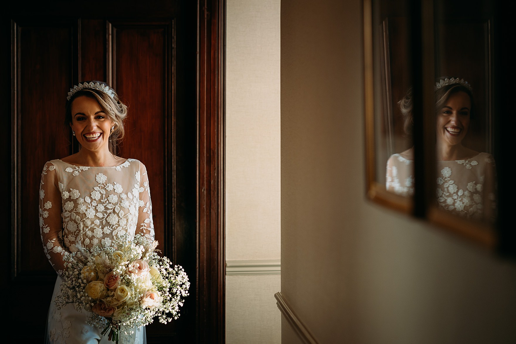 Acromlix winter wedding Agnes Hart bridal headpiece Maison Rime Arodaky bridal wear 