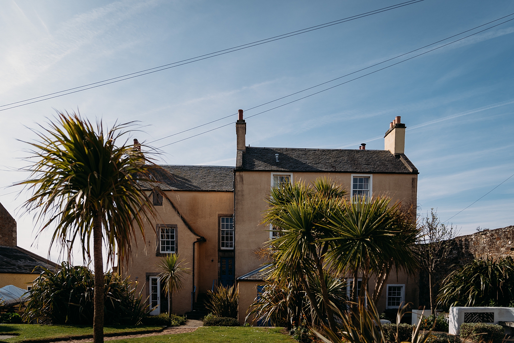 st andrews spring wedding falside mill