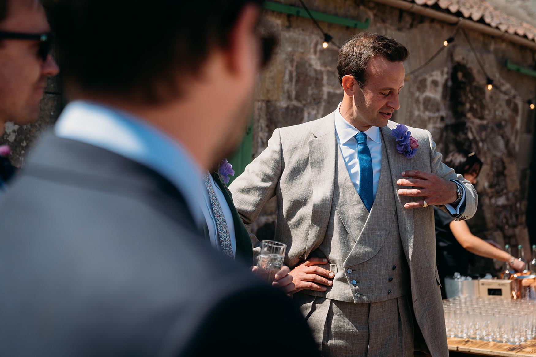 man in suit with buttonhole