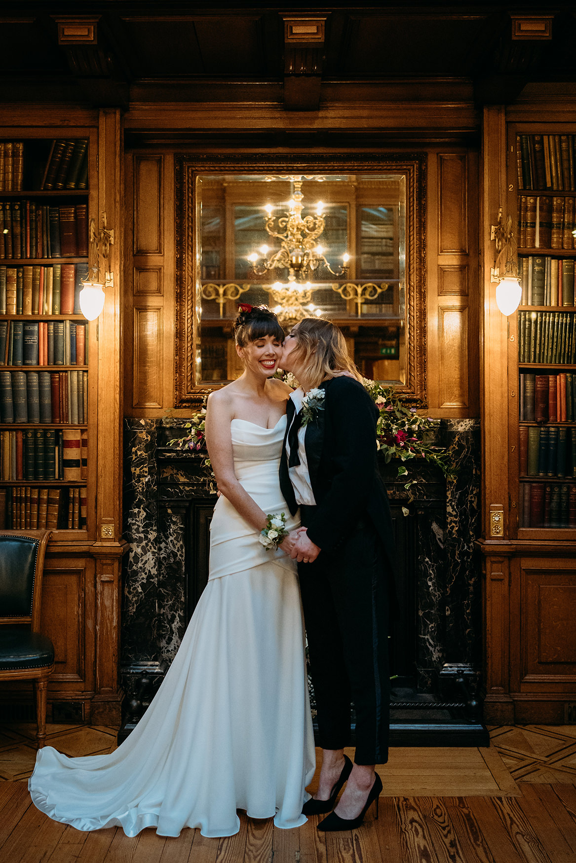 two brides at their Royal College of Physicians Wedding