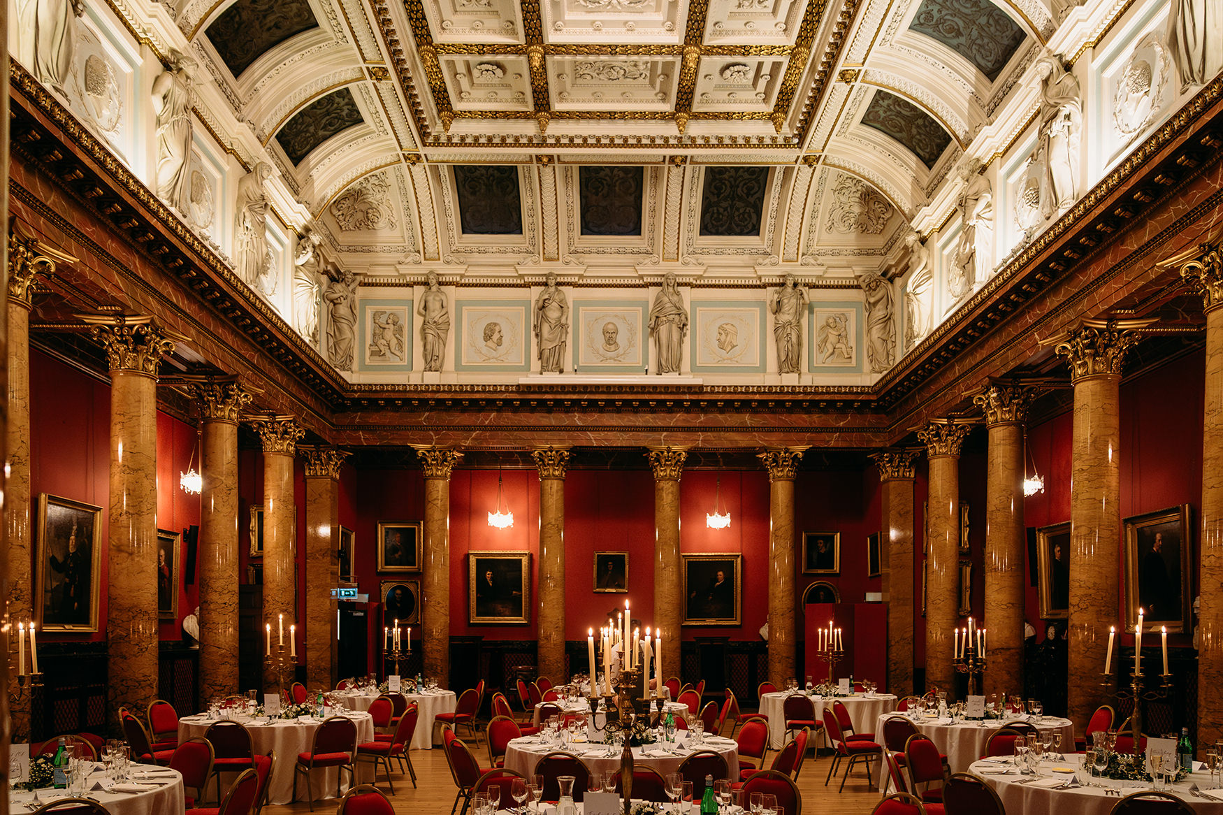 grand ballroom at Royal College of Physicians Wedding
