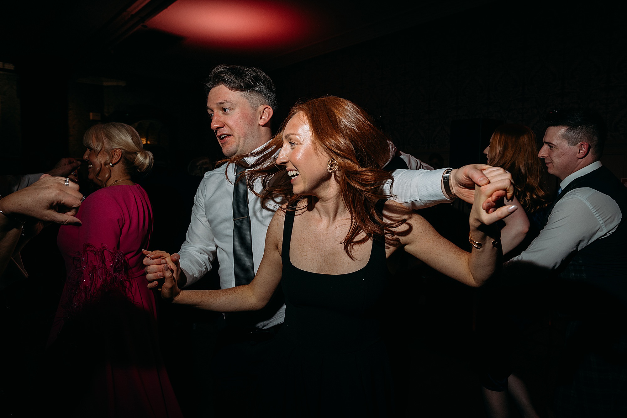 ceilidh at Coats Paisley Twilight Wedding party
