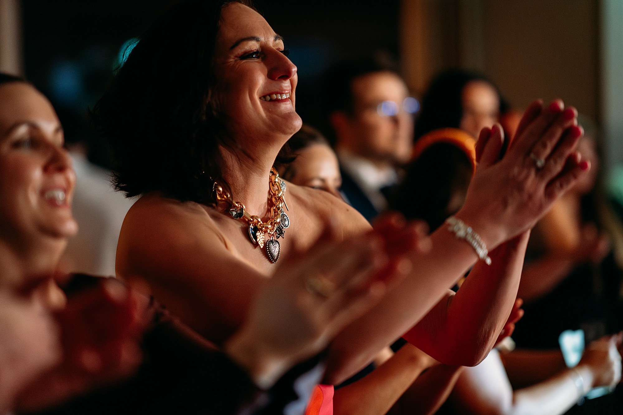 Guests enjoying evening celebrations at Kingshouse Hotel Glencoe