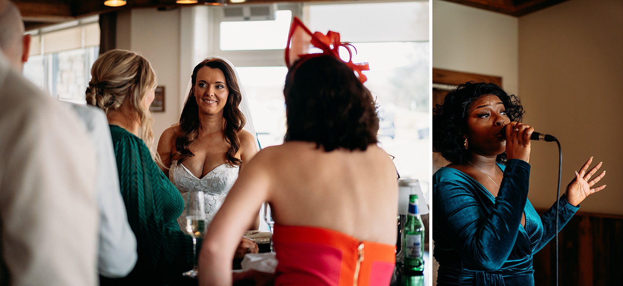 Relaxed moments during the wedding reception in Kingshouse Hotel Glencoe. 