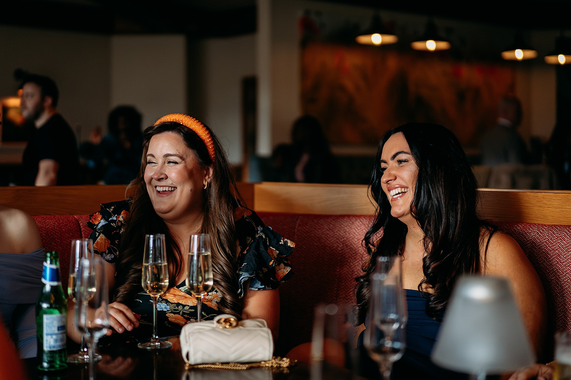 Guests enjoying drinks inside Kingshouse Hotel Glencoe. 